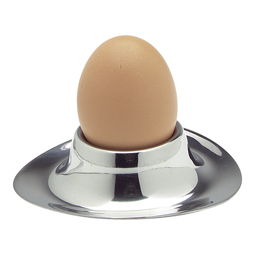 Coquetier inox+soucoupe